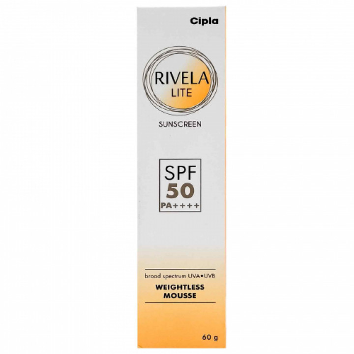 Rivela Lite Sunscreen SPF 50 60 Gm Buy Tube Of 60 Gm Cream At Best