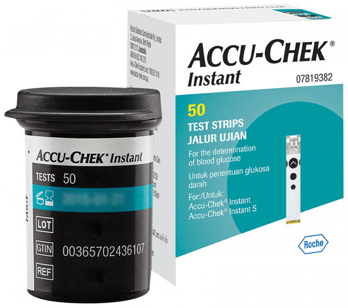 Accu-Chek Instant Test Strips – Pack of 50