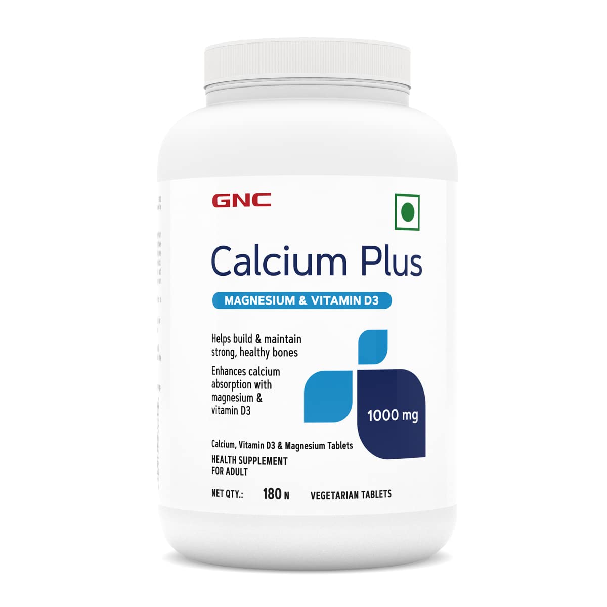 GNC Calcium Plus 1000mg with Magnesium and Vitamin D3