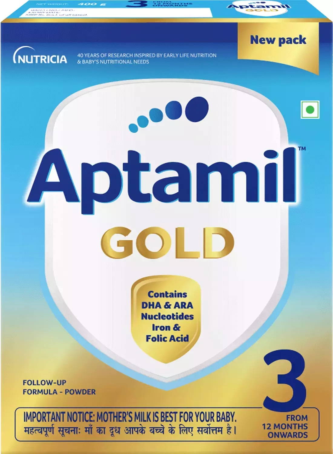 Aptamil Gold Stage 3 Follow-up Formula Powder (From 12 Months Onwards)