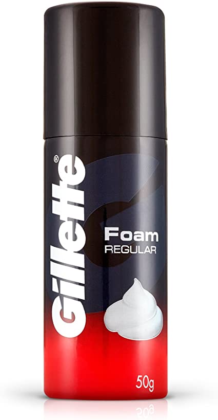 gillette foam regular 50gm