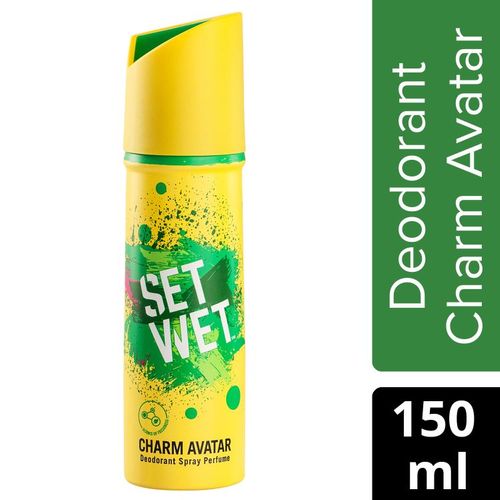 Set Wet Charm Avatar Deodorant Body Spray 150 ml