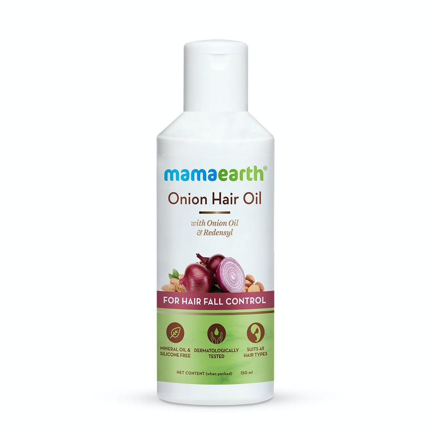 Mamaearth Onion Hair Oil: Buy Bottle Of 150 Ml Oil At Best Price In ...