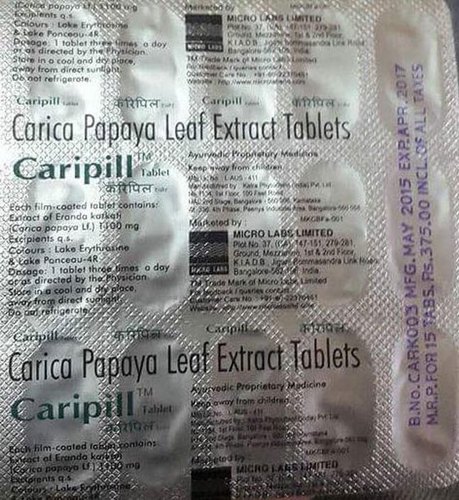 Caripill Tablet Buy Strip Of 15 Tablets At Best Price In India One