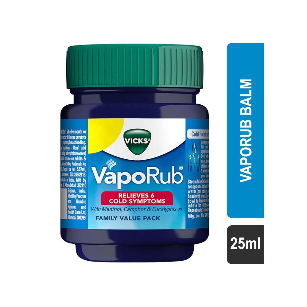 Vicks Vaporub 25 Ml: Buy Jar Of 25 Ml Balm At Best Price In India | One ...