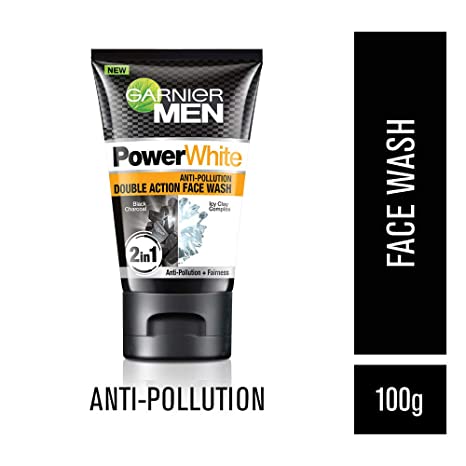 Garnier Men Power White Anti-Pollution Double Action Facewash 100gm