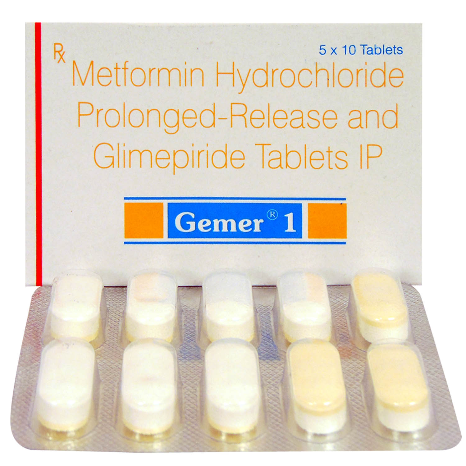 Gemer 1 Tablet PR: View Uses, Price, Side Effects, Composition and ...