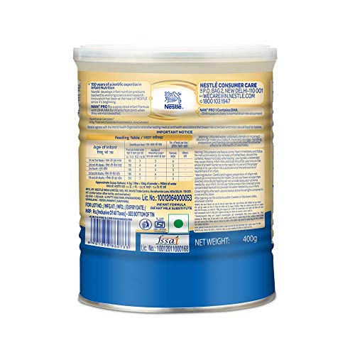 Nestle Nan Pro 1 Milk Powder, 400g, Packet at Rs 770/pack in Rajkot