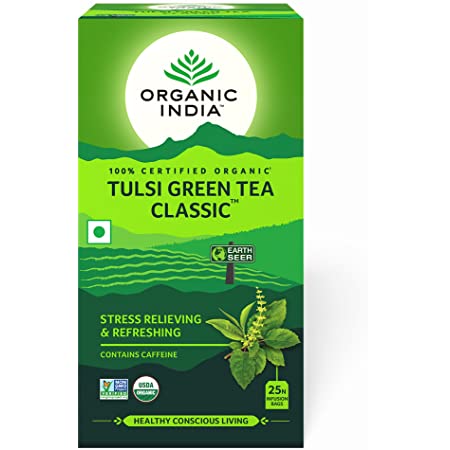 Organic India Tulsi Green 25 Tea Bags