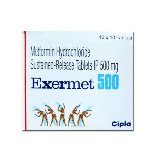 Exermet 500 Tablet SR: View Uses, Price, Side Effects, Composition and ...