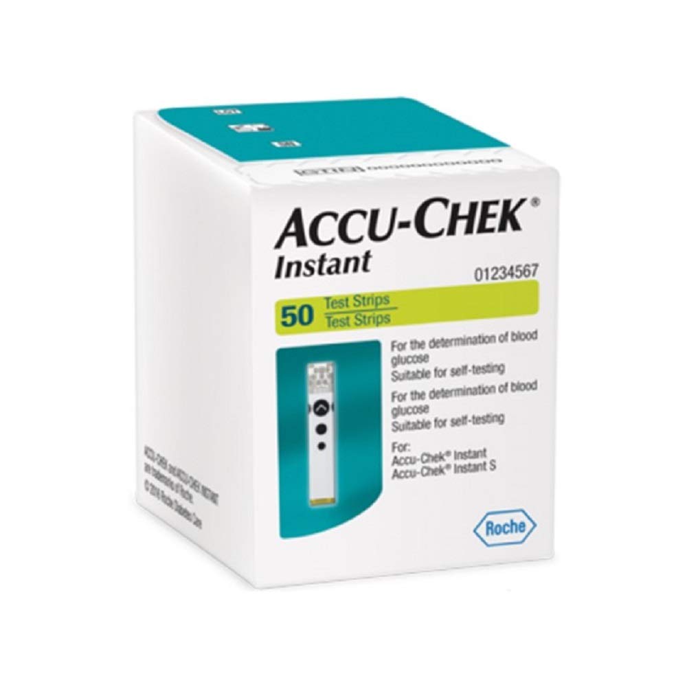 Accu-Chek Instant Glucometer 50 Test Strips