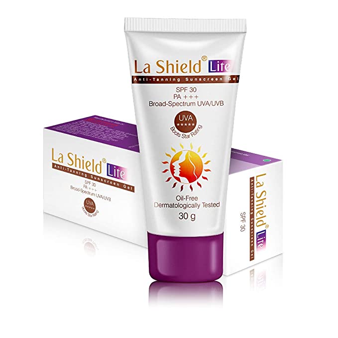 La Shield Lite Anti-Tanning Sunscreen Gel SPF 30, 30 gm