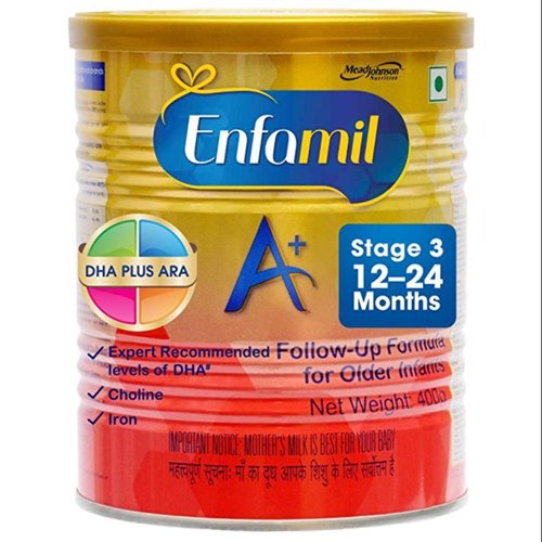 Enfamil A+ Follow Up Formula, Stage 3, 12 to 24 Months, 400 gm Tin