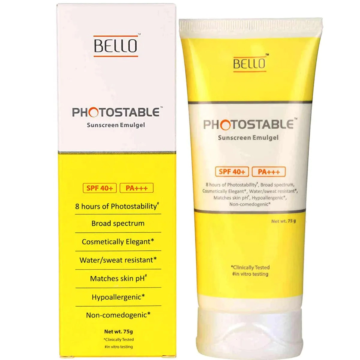 Bello Photostable Sunscreen Gel Review Suitability PROS