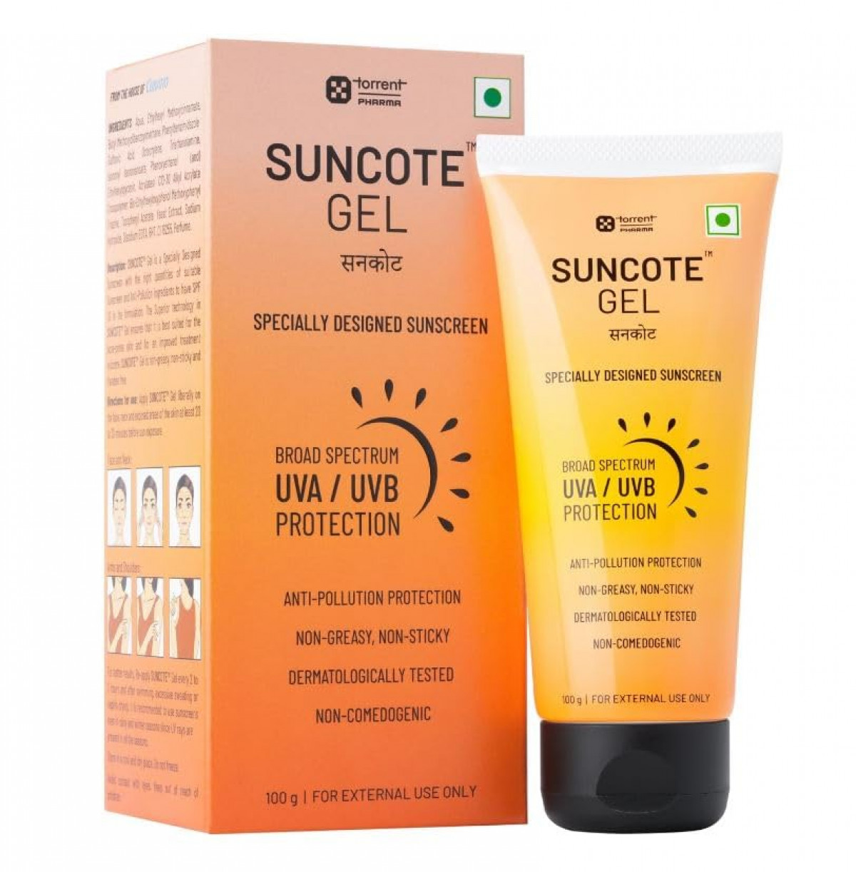 Suncote Specially Designed Sunscreen Gel, 100 gm