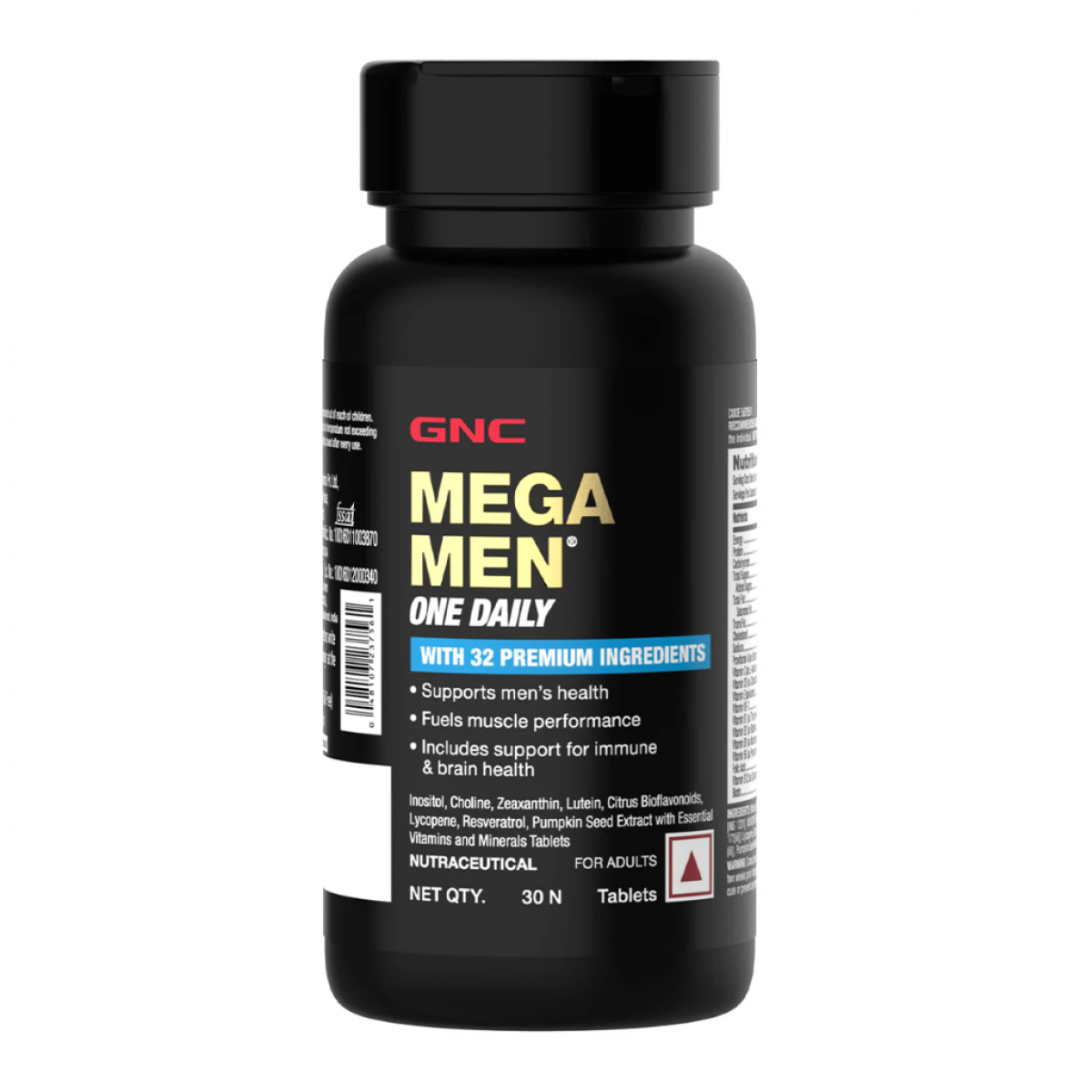 GNC Mega Men One Daily Multivitamin - 60 Tablets