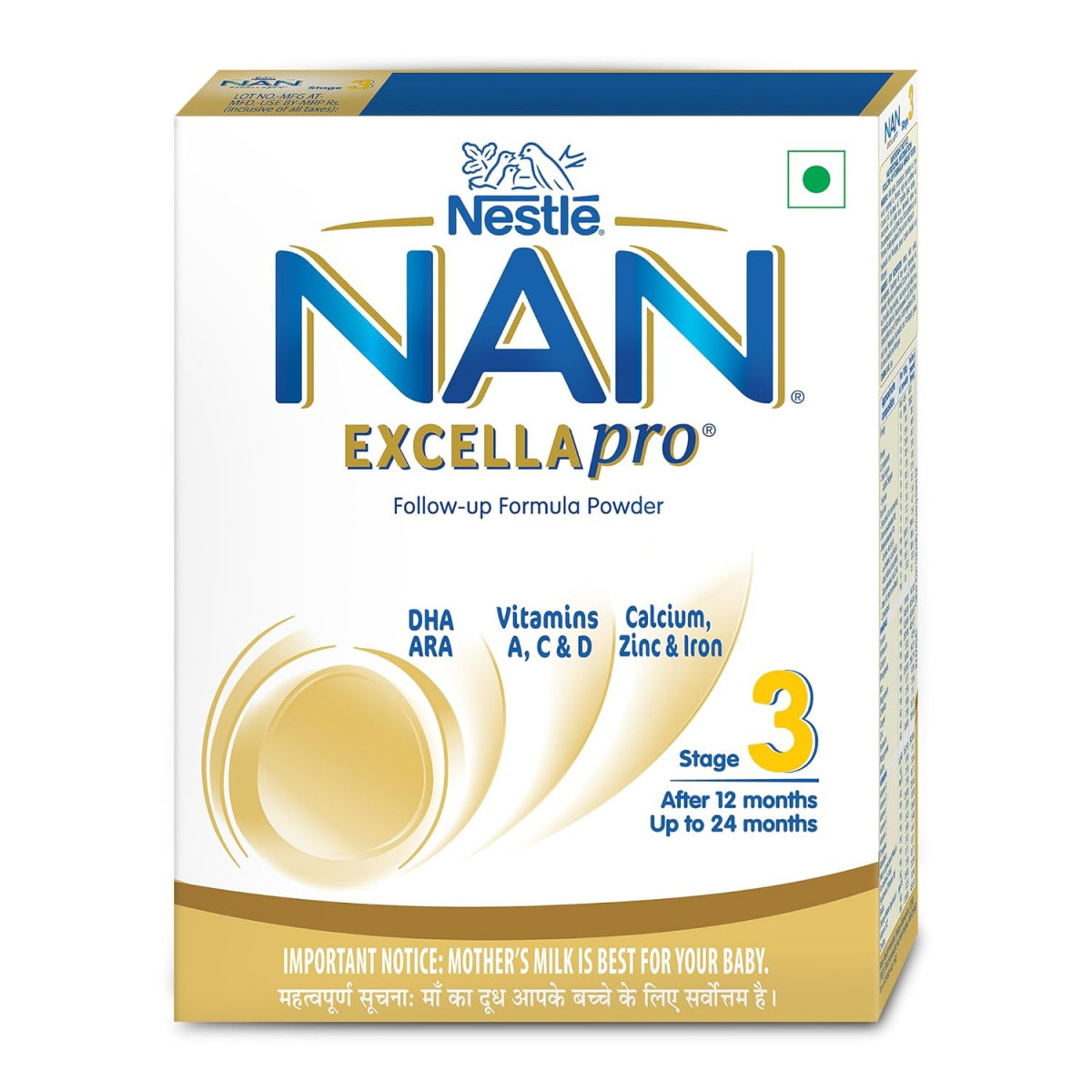 Nestle Nan Excella pro 3 Follow-Up Formula Powder 400 gm