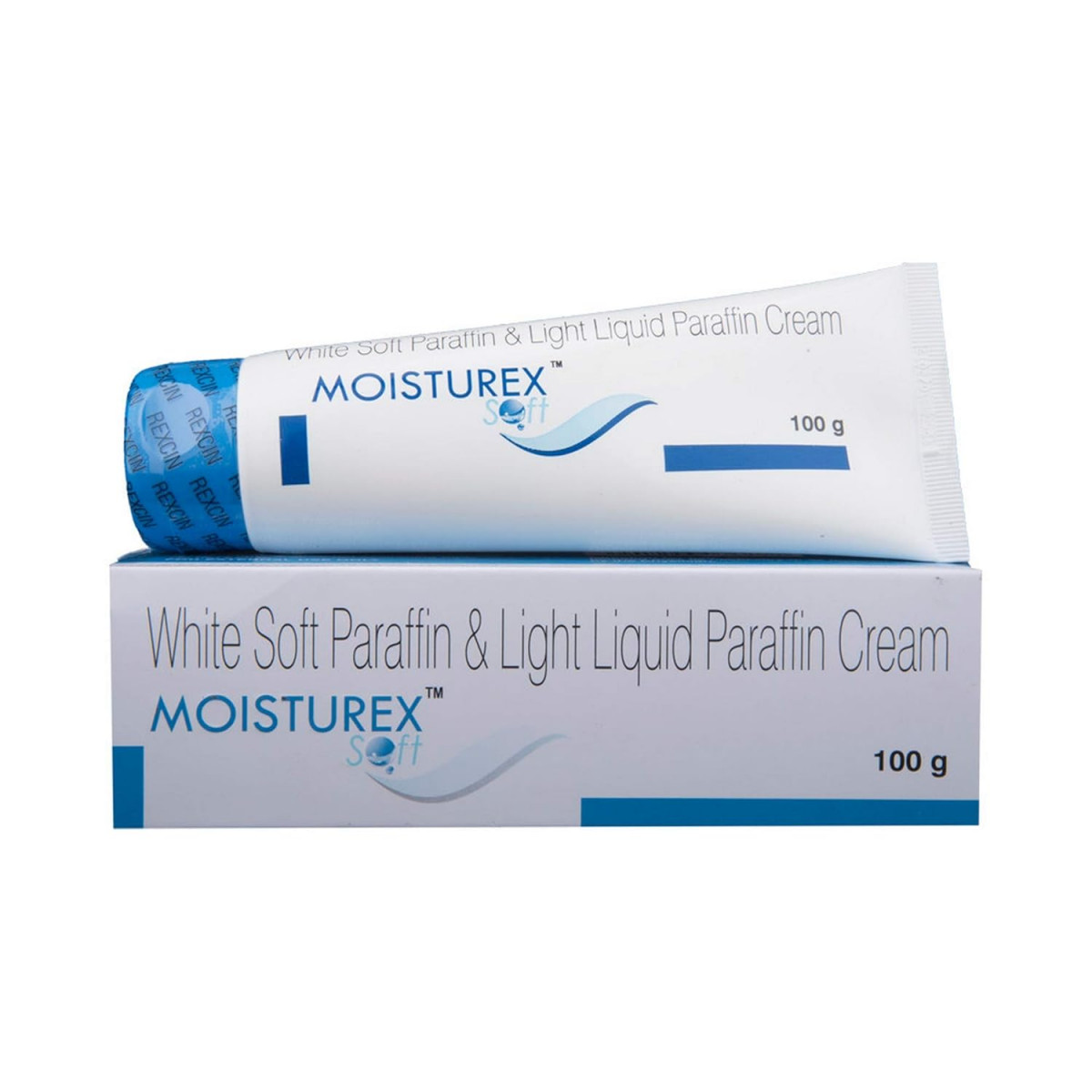 Moisturex White Soft & Light Liquid Paraffin Cream | Paraben-Free Derma Care | Intense Face Care for Extreme Dryness