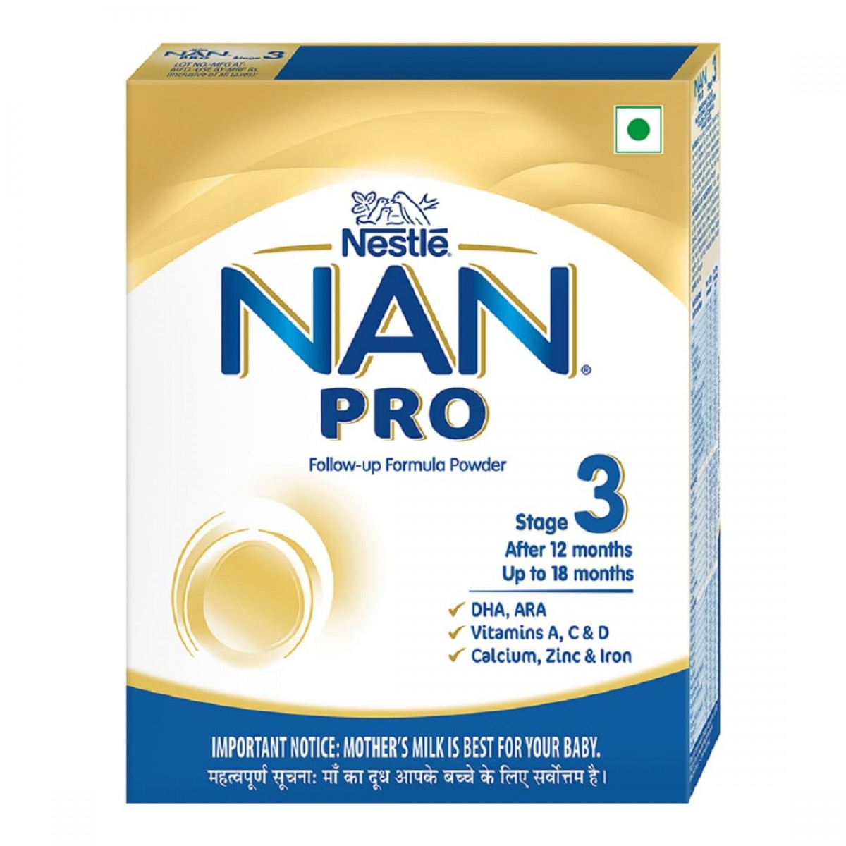 Nestle Nan Pro 3 Follow UP Formula Refill 400 gm