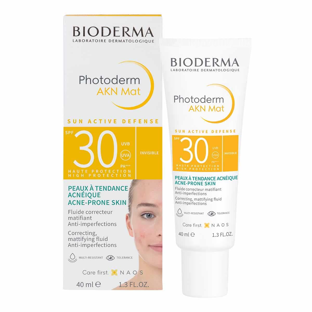 Bioderma Photoderm AKN Mat Sunscreen SPF 30, 40 ml