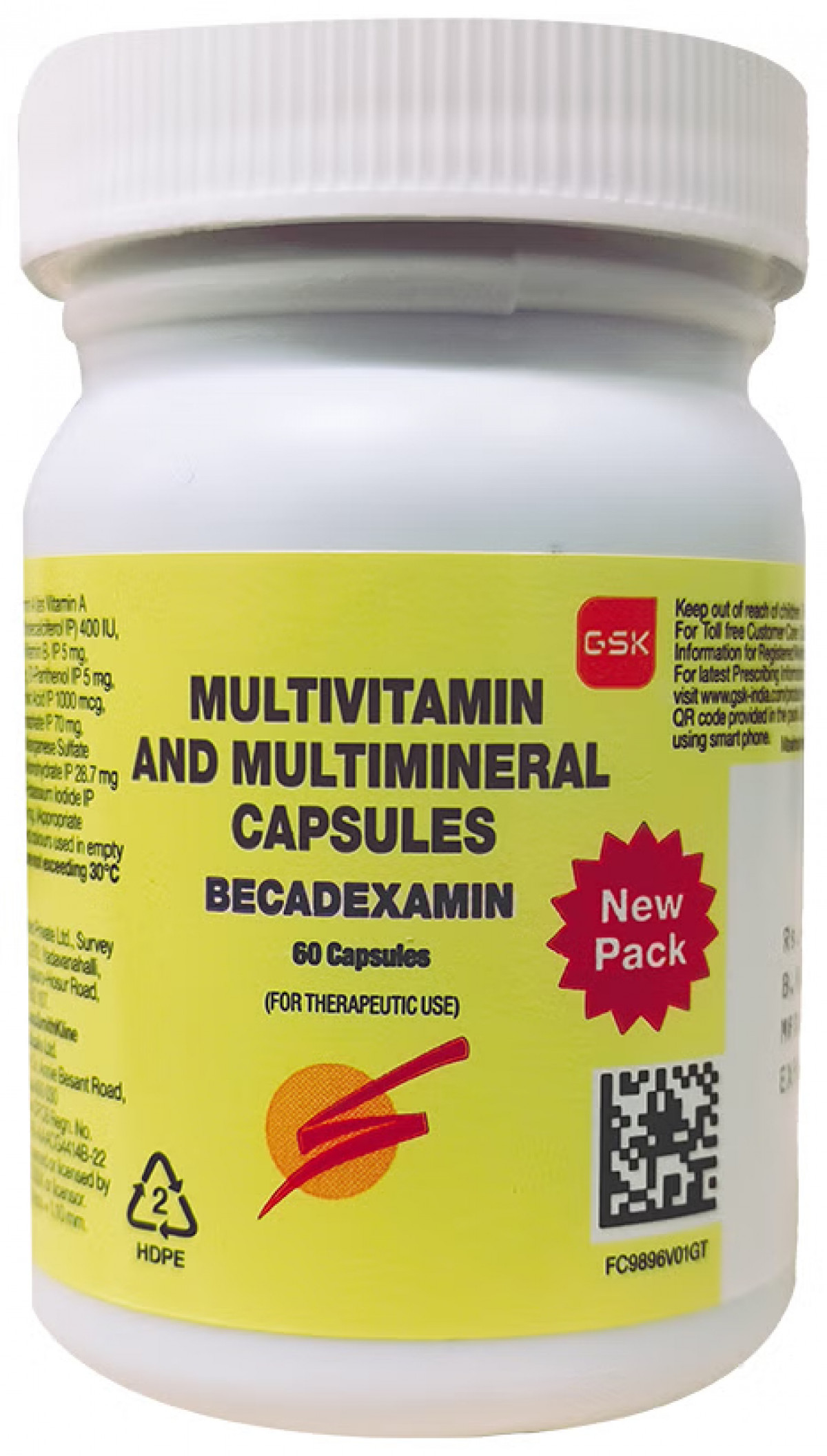 Becadexamin Multivitamin & Multimineral Capsule